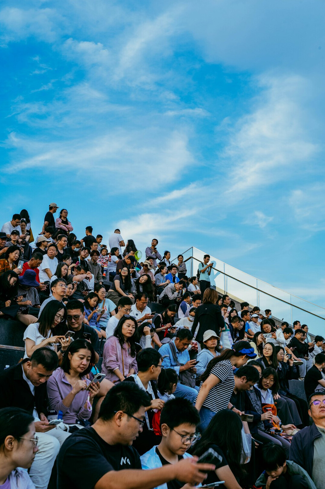crowd at public event