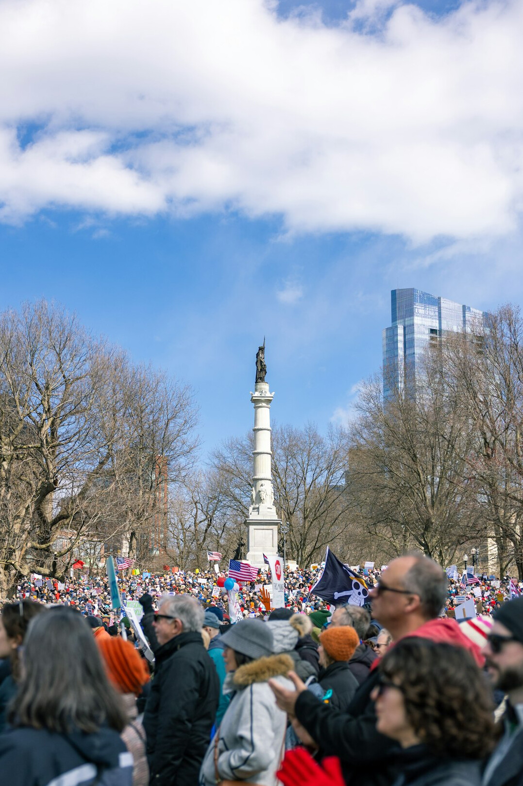 crowd at public event